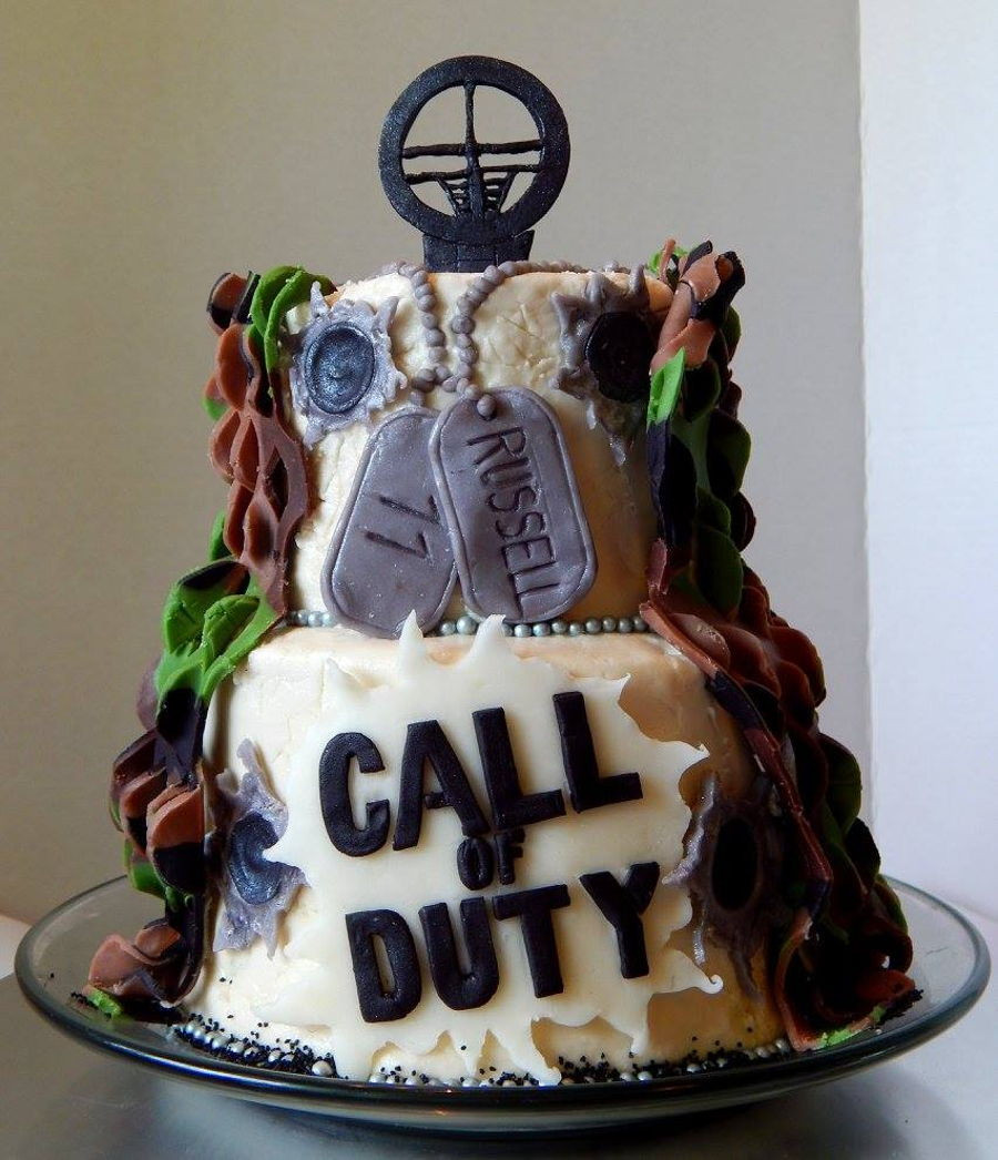 Call Of Duty Cake Recipe
 Call Duty Cake CakeCentral
