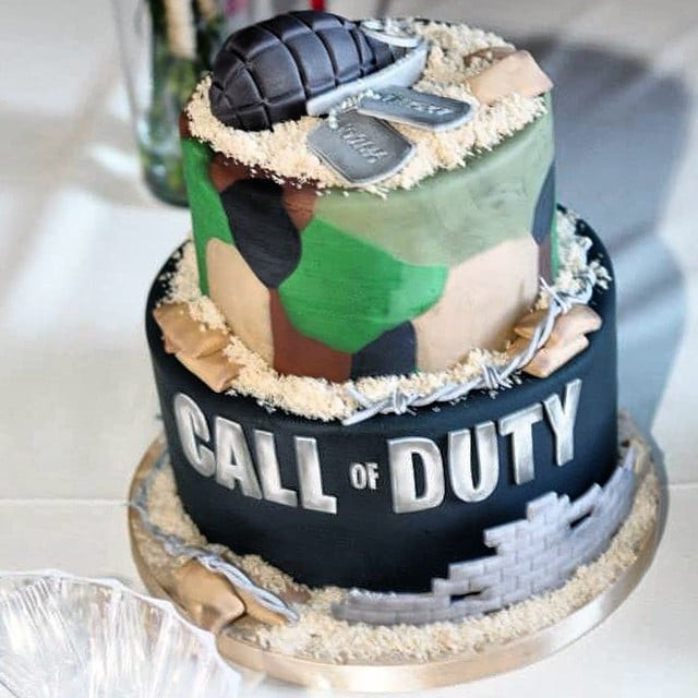 Call Of Duty Cake Recipe
 Call of Duty Groom Cake Ideas