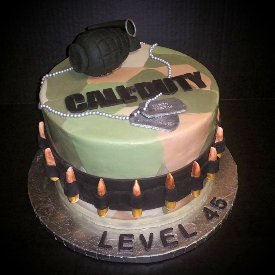 Call Of Duty Cake Recipe
 Call Duty Birthday Cake CakeCentral