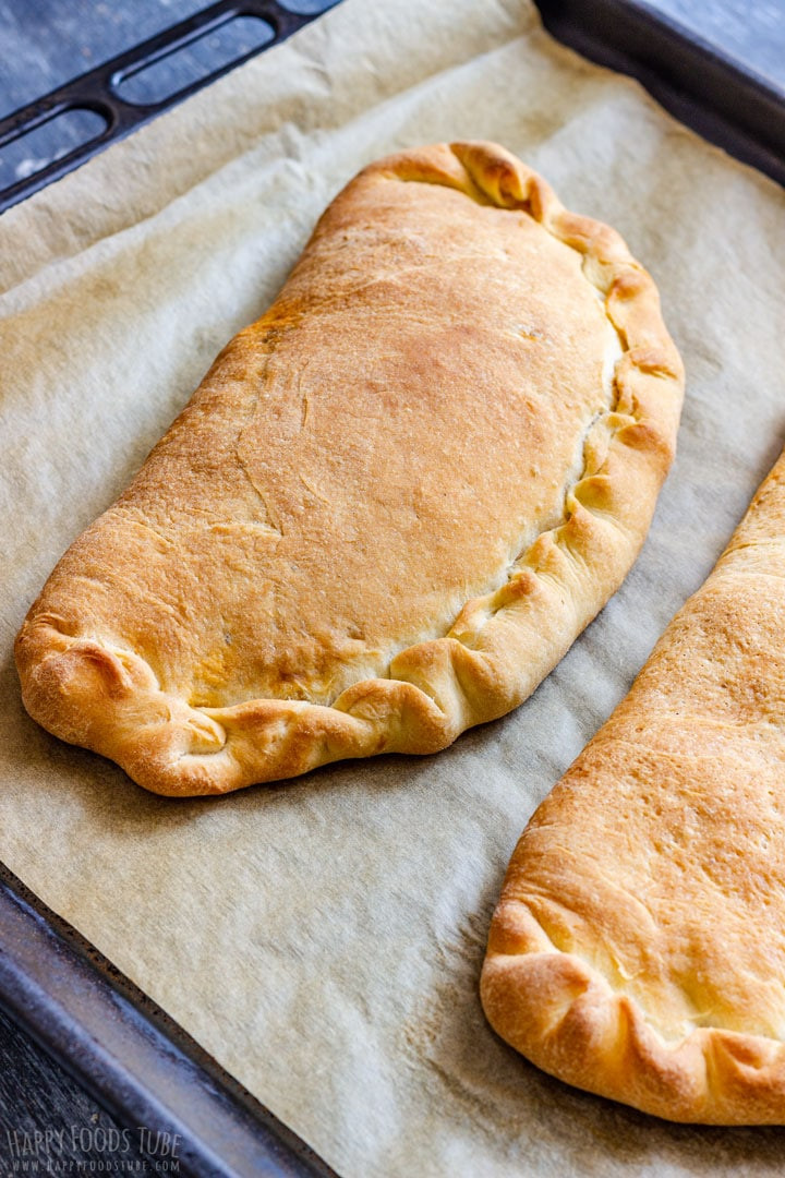 Calzone Recipe With Pizza Dough
 Easy Calzone Pizza Recipe Happy Foods Tube