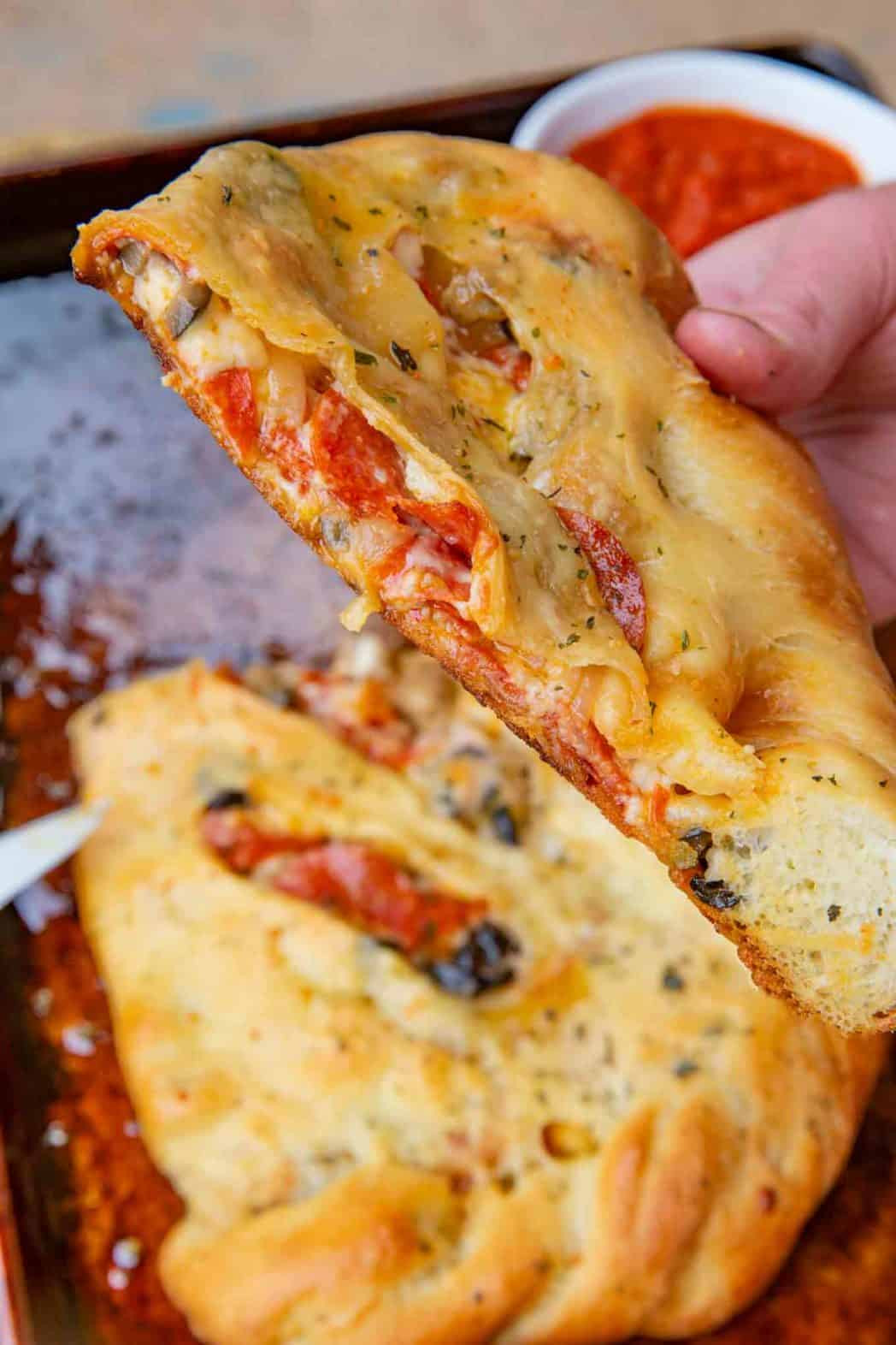Calzone Recipe With Pizza Dough
 Easy Calzone Recipe How to Fold Done in 30 Dinner
