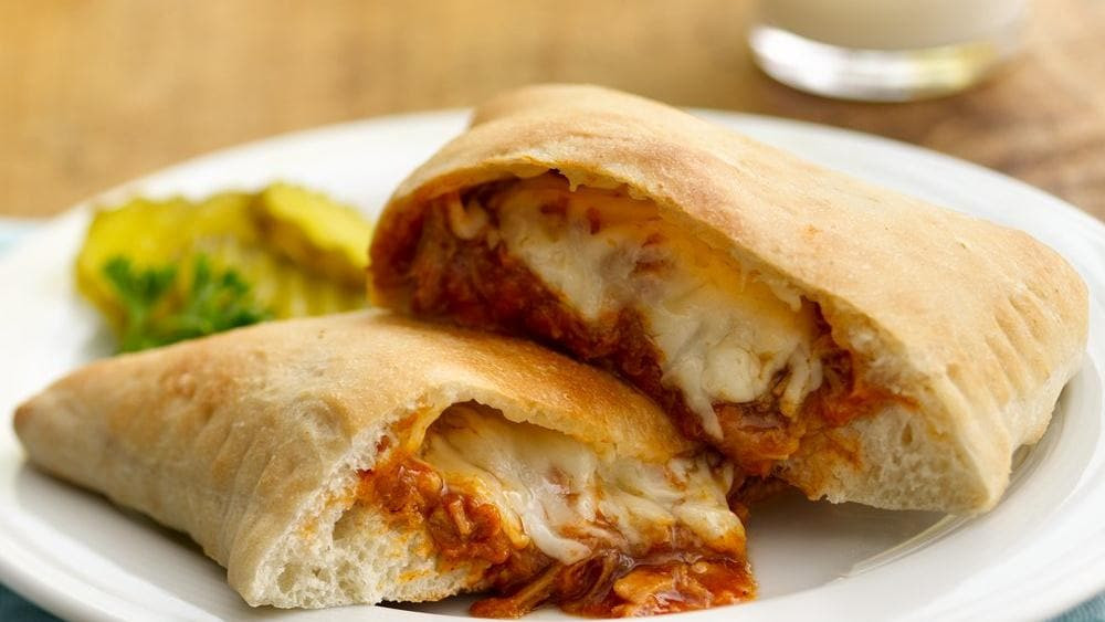 Calzone Recipe With Pizza Dough
 Easy Dinner BBQ Chicken Calzones Pillsbury