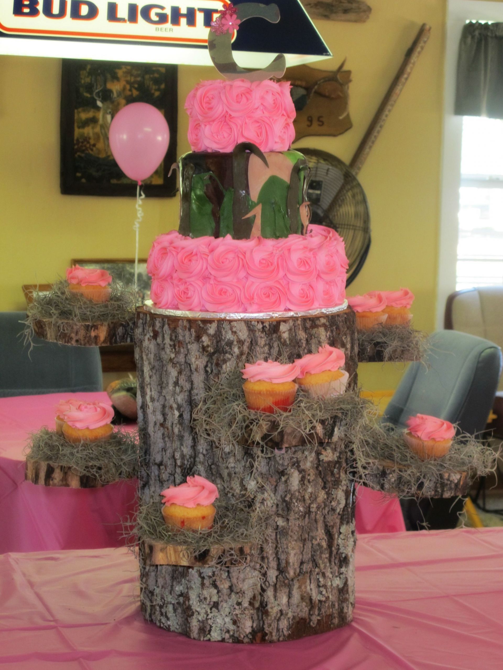 Camouflage Birthday Party Ideas
 Claire s Duck mander birthday cake pink and camo