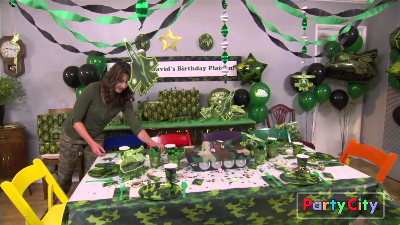 Camouflage Birthday Party Ideas
 Camo Party Ideas