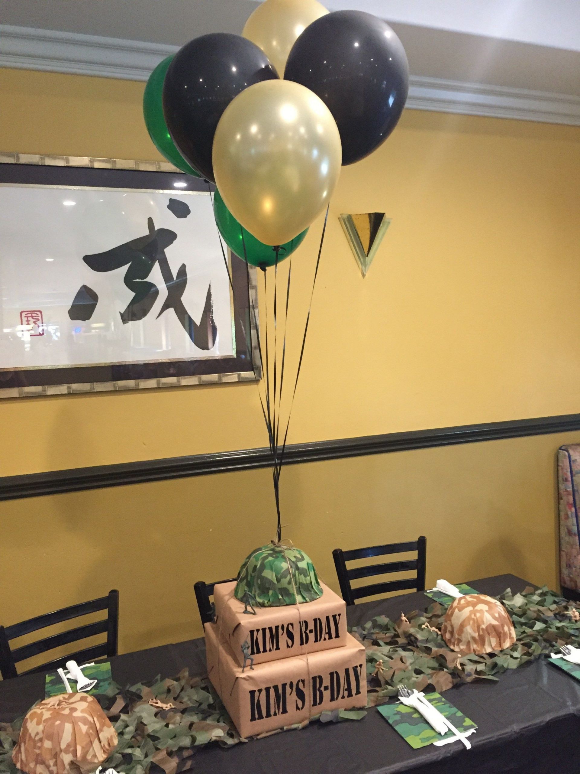 Camouflage Birthday Party Ideas
 Army Camouflage 60th Birthday Party