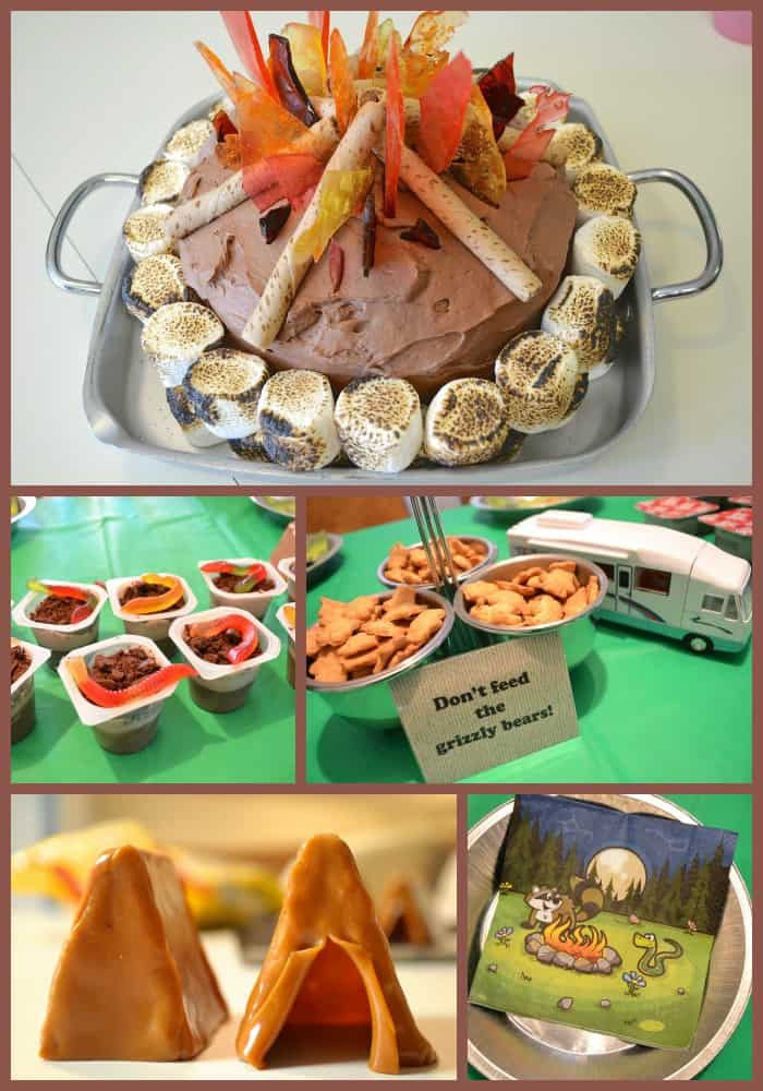 Camping Birthday Party Supplies
 Campfire Camping Birthday Party Ideas for Kids & Tutorials