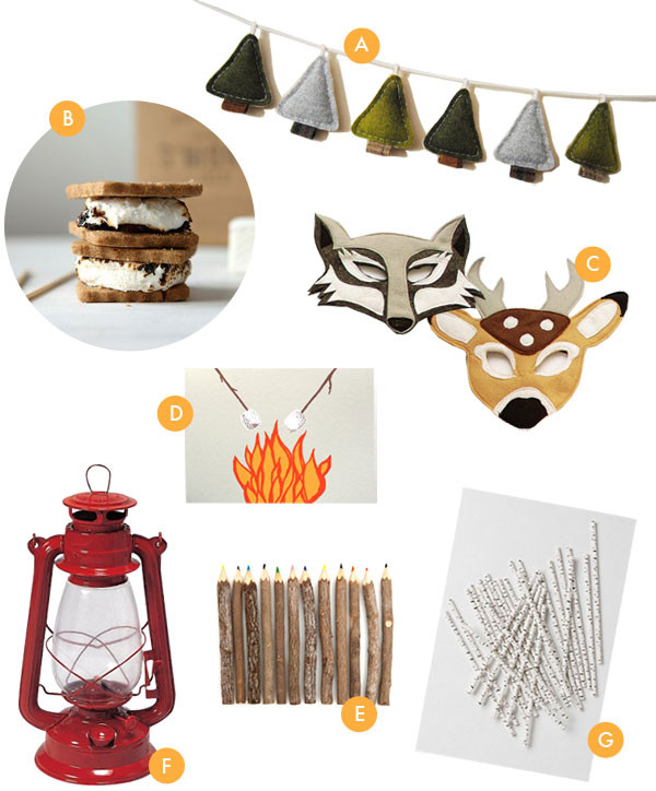 Camping Birthday Party Supplies
 Camping Party Supplies