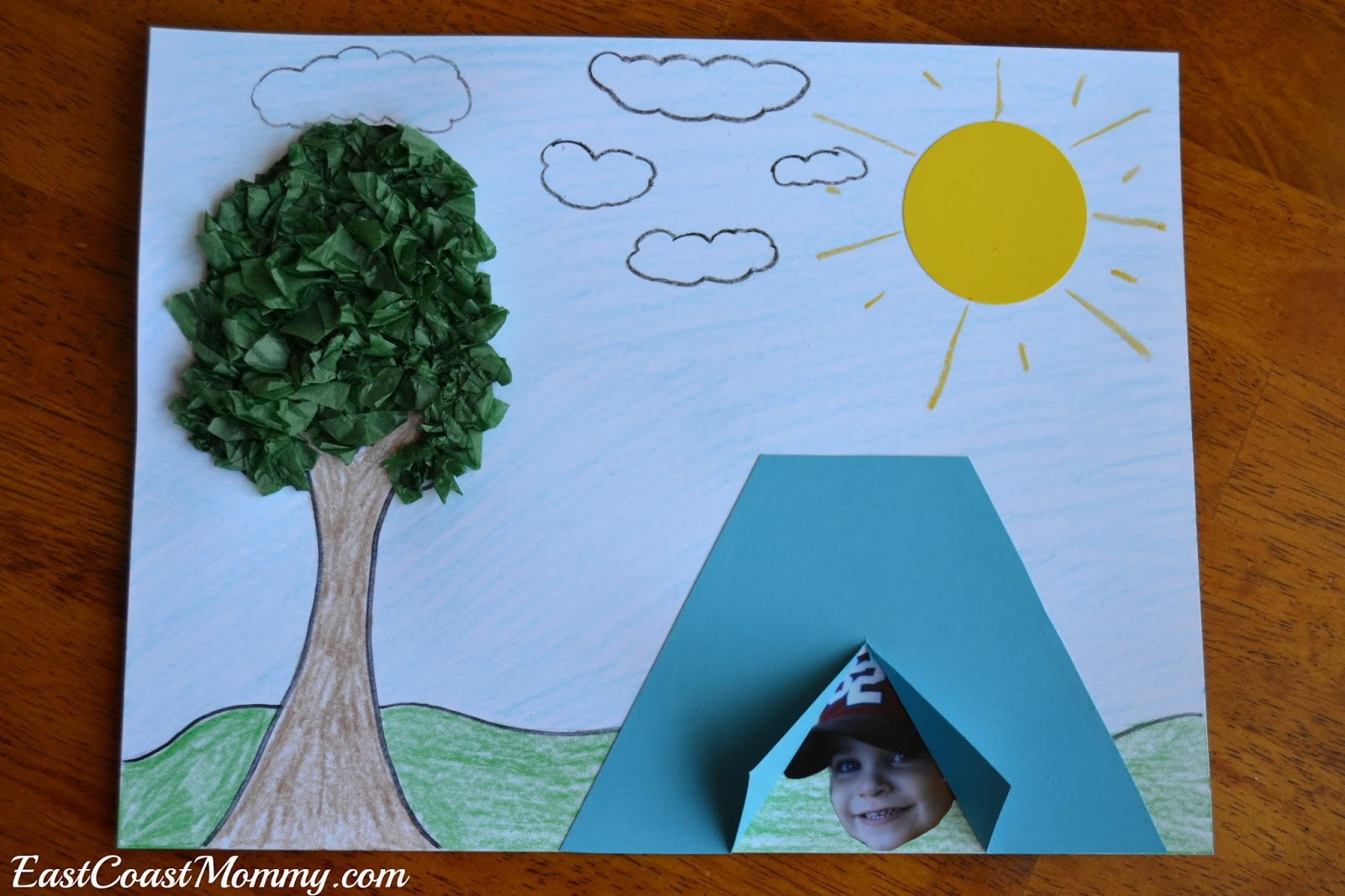 Camping Crafts For Preschoolers
 East Coast Mommy Camping Crafts and Activities