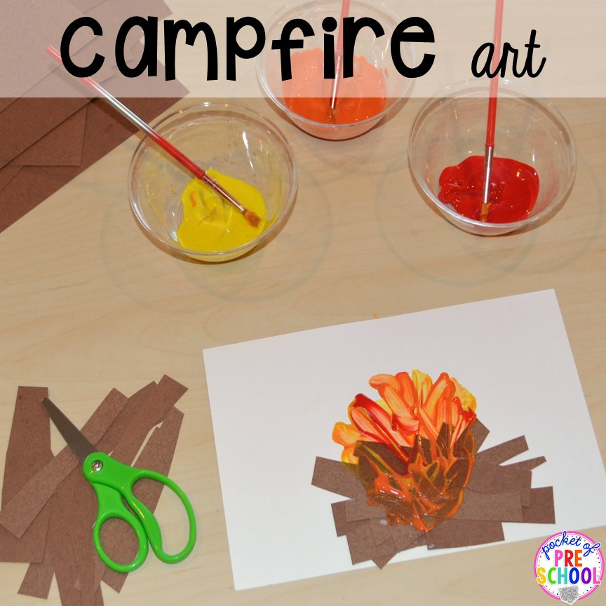Camping Crafts For Preschoolers
 Camping Centers and Activities Pocket of Preschool