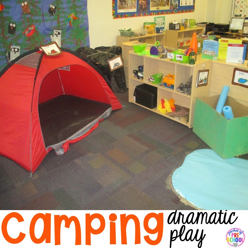 Camping Crafts For Preschoolers
 Camping Dramatic Play Pocket of Preschool