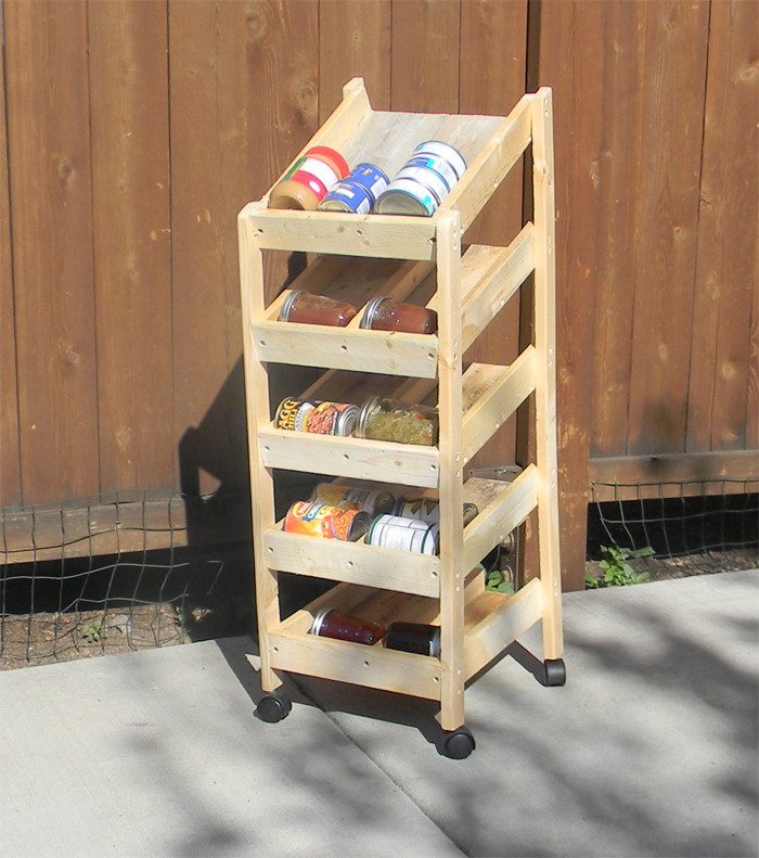 Can Organizer DIY
 16 DIY Canned Food Organizers