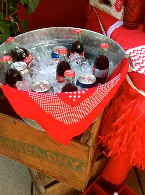 Canada Day Backyard Party Ideas
 Drinks from a Canada Day party See more party ideas at