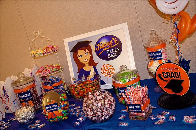 Candy Buffet Ideas For Graduation Party
 graduation candy buffet by Party Perfect