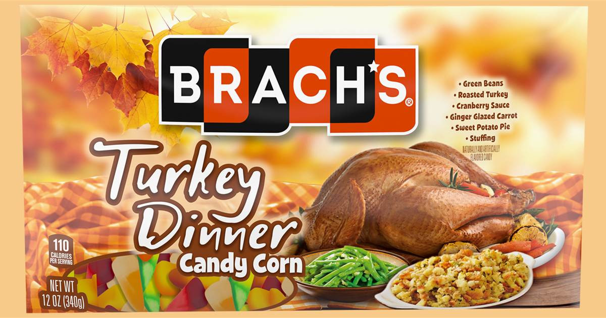 Candy Corn Flavors
 Turkey dinner flavored candy corn is being made by Brach s