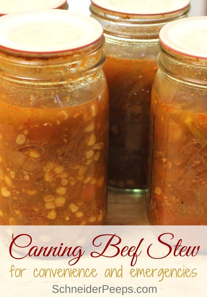 Canned Beef Stew
 Canning Beef Stew for Convenience and Emergencies