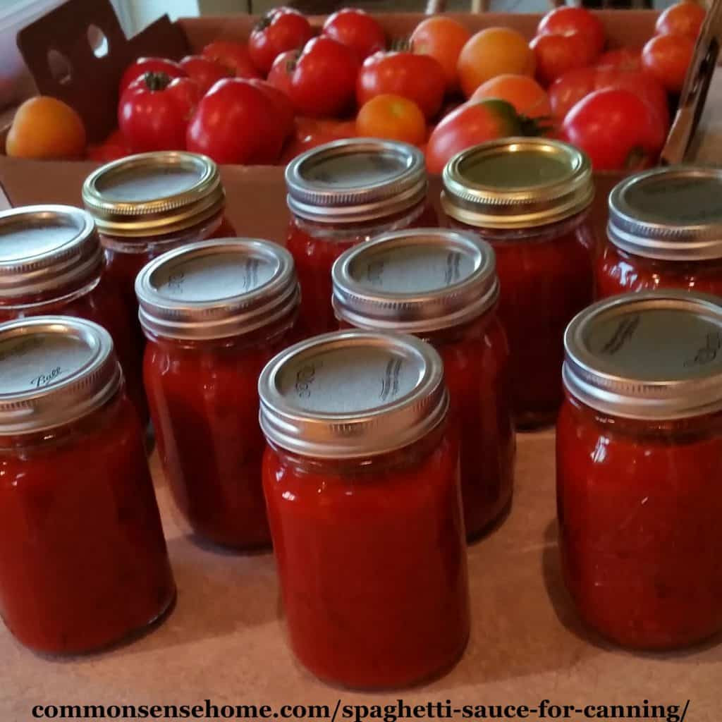 Canning Spaghetti Sauce Recipe
 Spaghetti Sauce for Canning Made with Fresh or Frozen