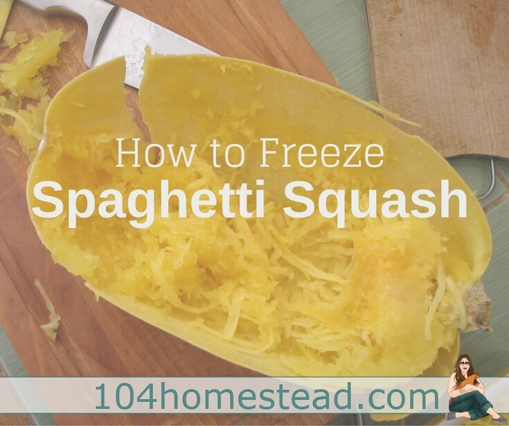 Canning Spaghetti Squash
 How to Freeze Spaghetti Squash