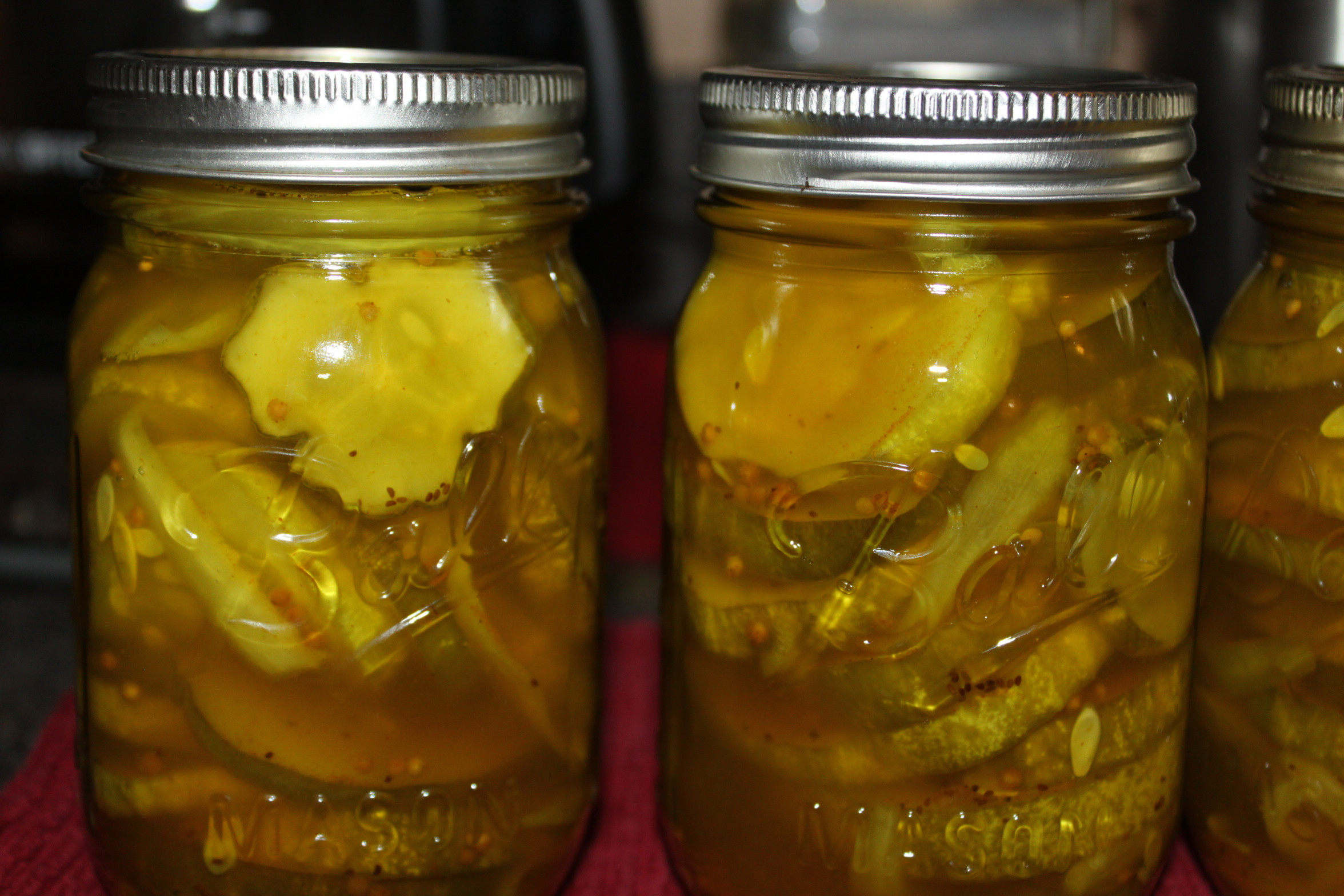 Canning Sweet Pickles
 Canned Sweet Pickle Recipe – With Honey No Sugar