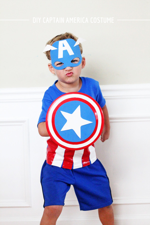 Captain America Mask DIY
 DIY Captain America Costume with PB Kids