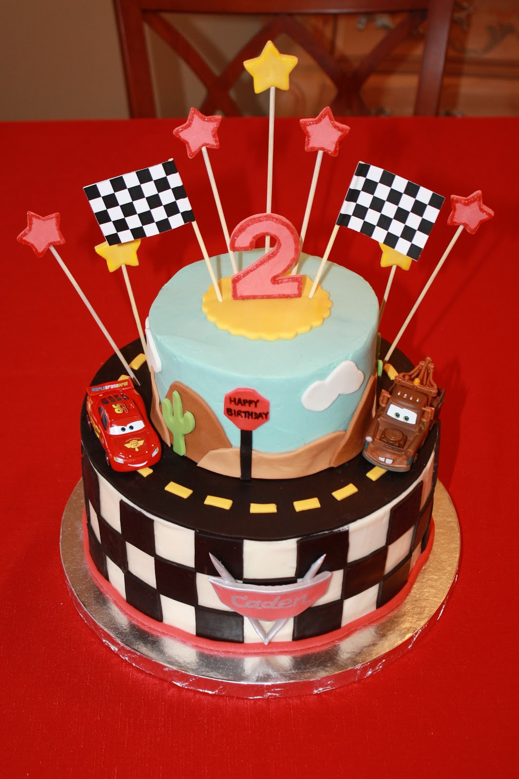 Car Birthday Cake
 Dazzle Cakes Cars Cake