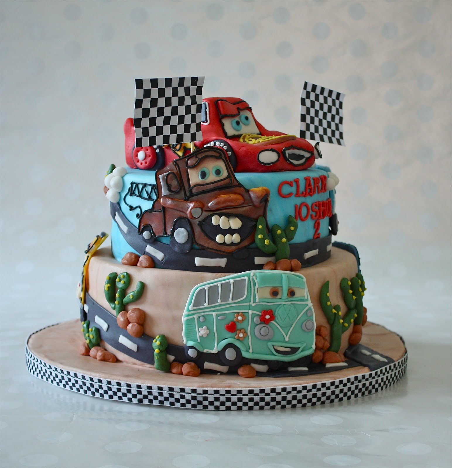 Car Birthday Cake
 THE CARS CAKE