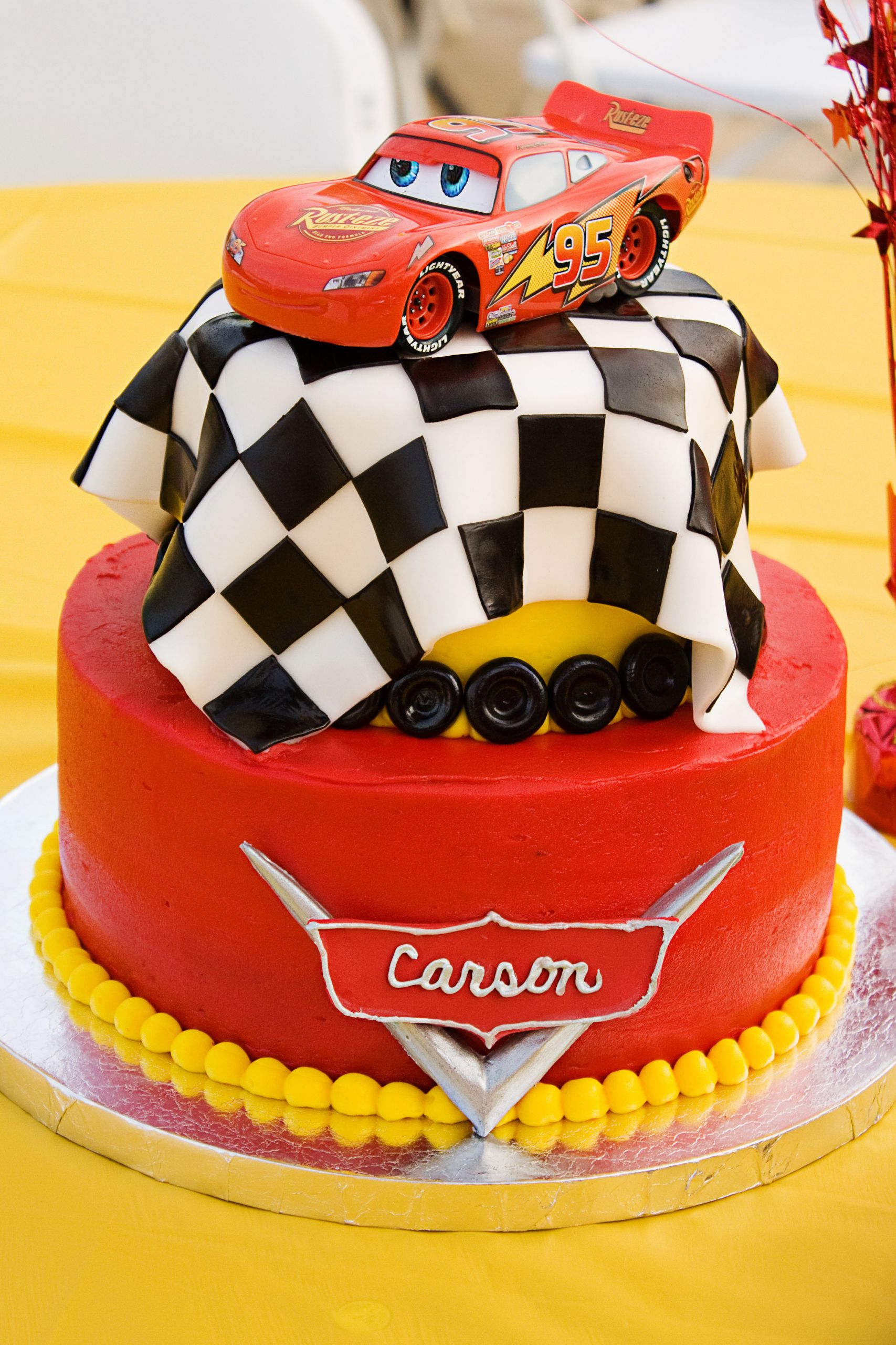 Car Birthday Cake
 Cars Birthday Kathryn s Cake Shoppe