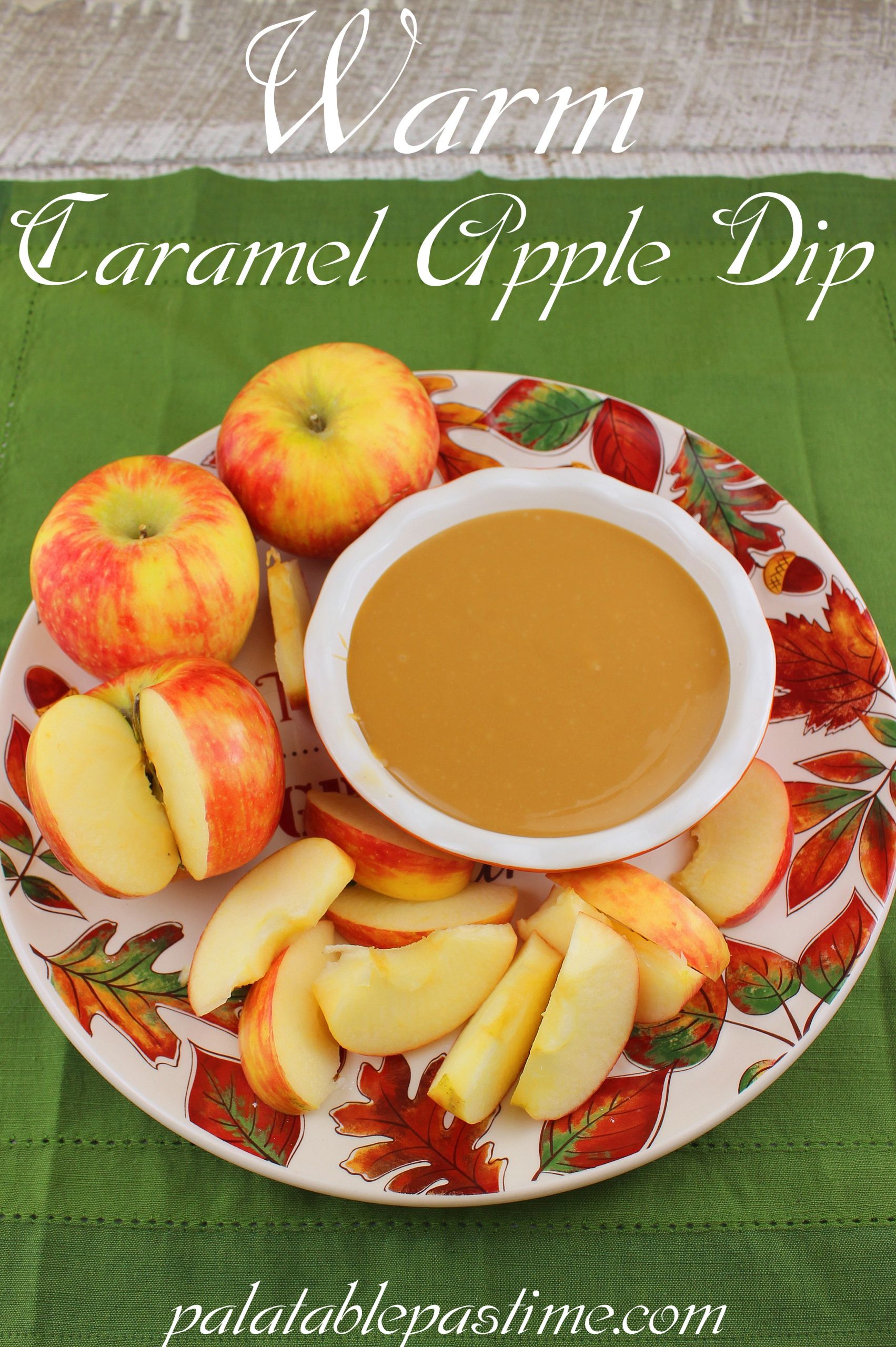 Caramel For Dipping Apples
 Warm Caramel Apple Dip for SundaySupper