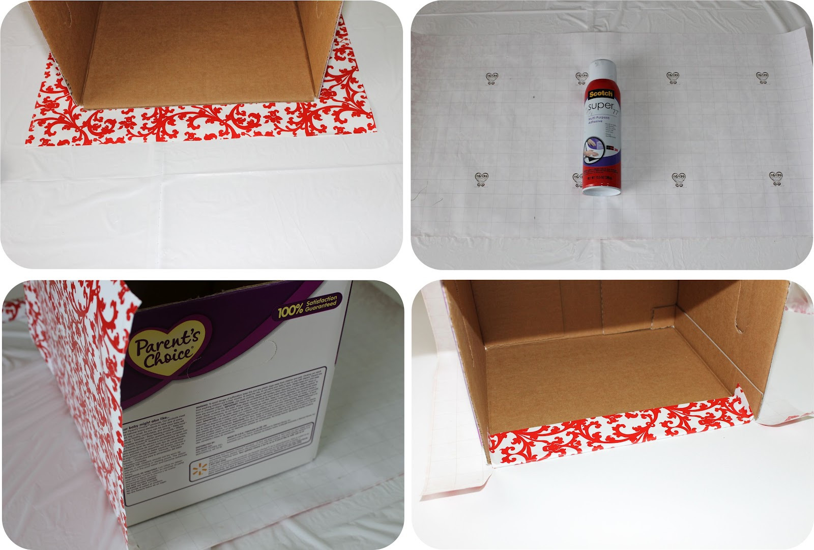 Cardboard Box DIY
 DIY How to Recycle Cardboard Boxes into Pretty Storage