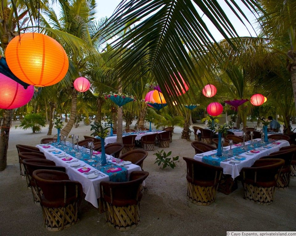 Caribbean Beach Party Ideas
 Tropical evening
