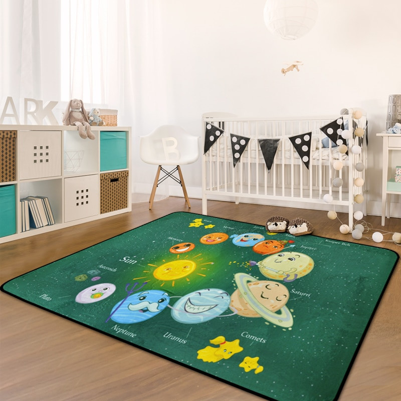 Carpet For Kids Bedroom
 Nordic Cartoon Carpets For Living Room Children Carpet
