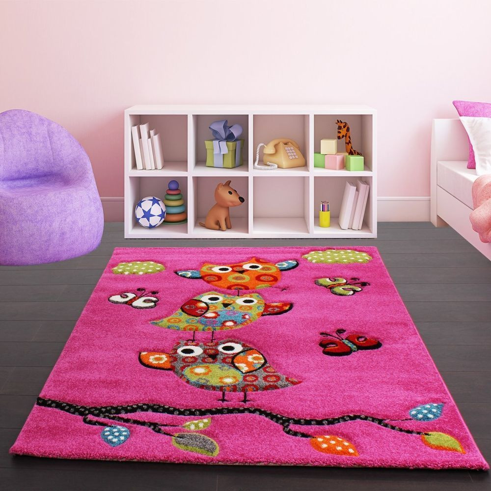 Carpet For Kids Bedroom
 Kids Pink Rug Modern Design Carpet Soft Children Bedroom
