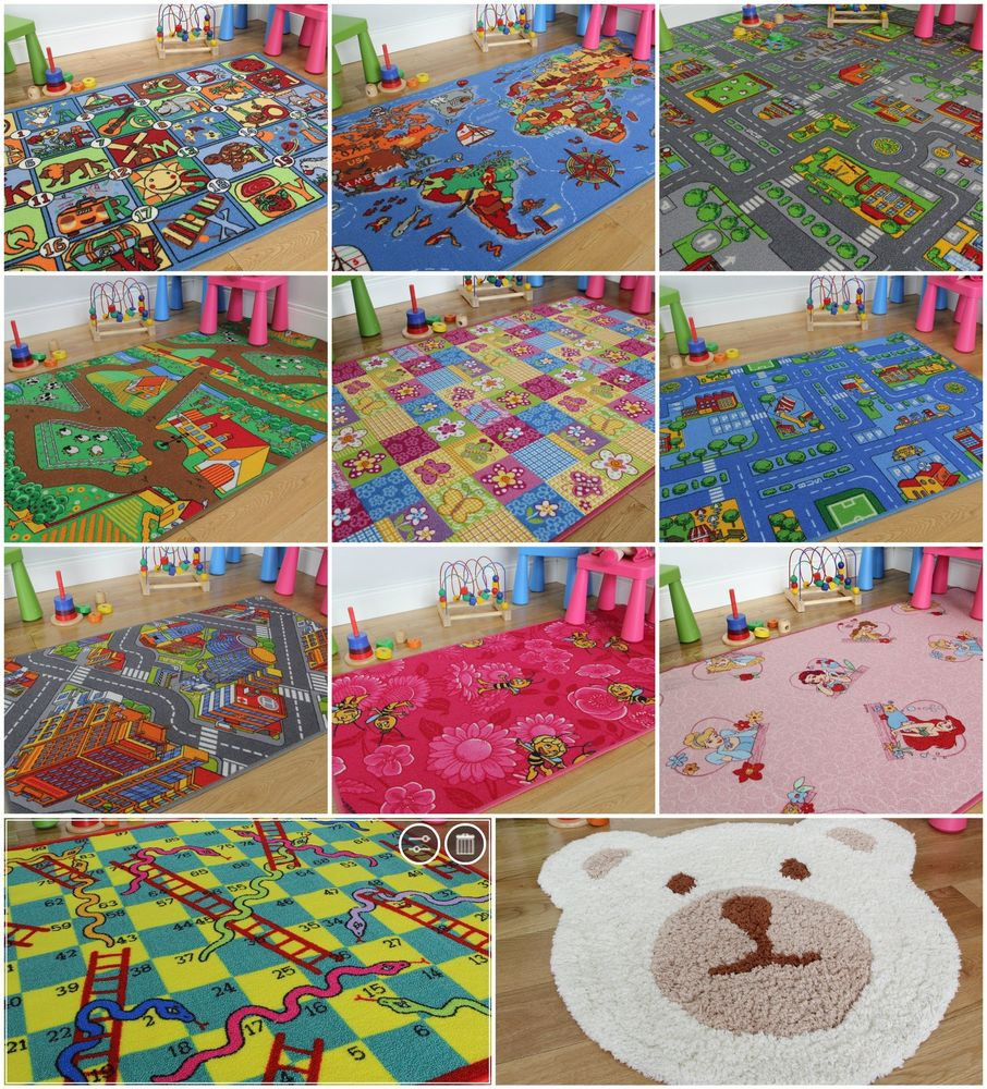 Carpet For Kids Bedroom
 Childrens Kids Rugs Boys Girls Play Mat Bedroom Playroom