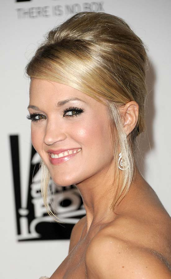 Carrie Underwood Updo Hairstyles
 23 Most Beautiful French Twist Updo Hairstyles