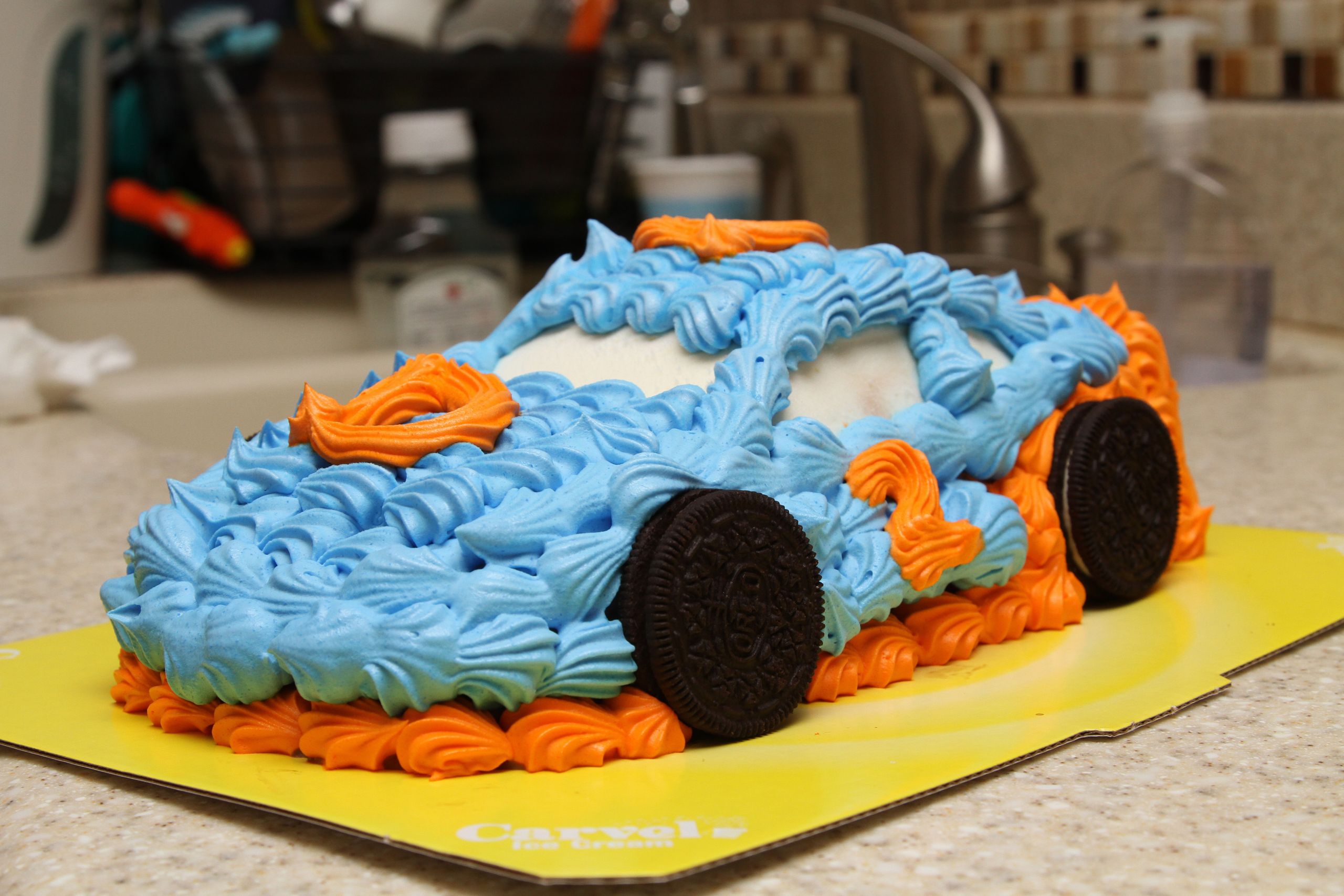 Carvel Birthday Cakes
 Carvel car cake