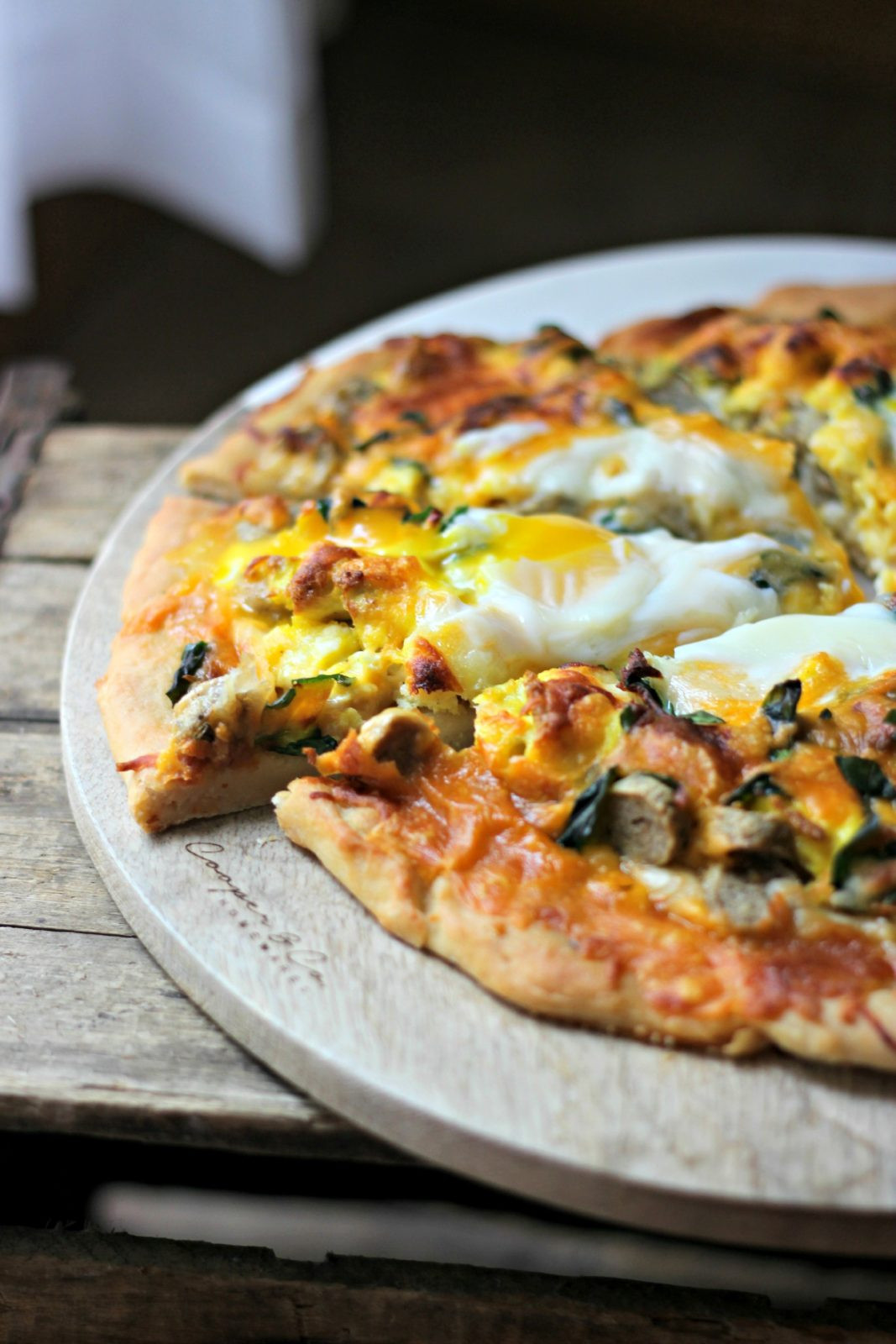 Casey'S Breakfast Pizza
 Breakfast Pizza on Greek Yogurt Crust