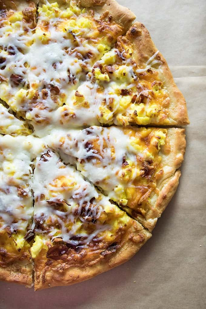 Casey'S Breakfast Pizza
 Breakfast Pizza with Easy Miracle Pizza Dough The Salty