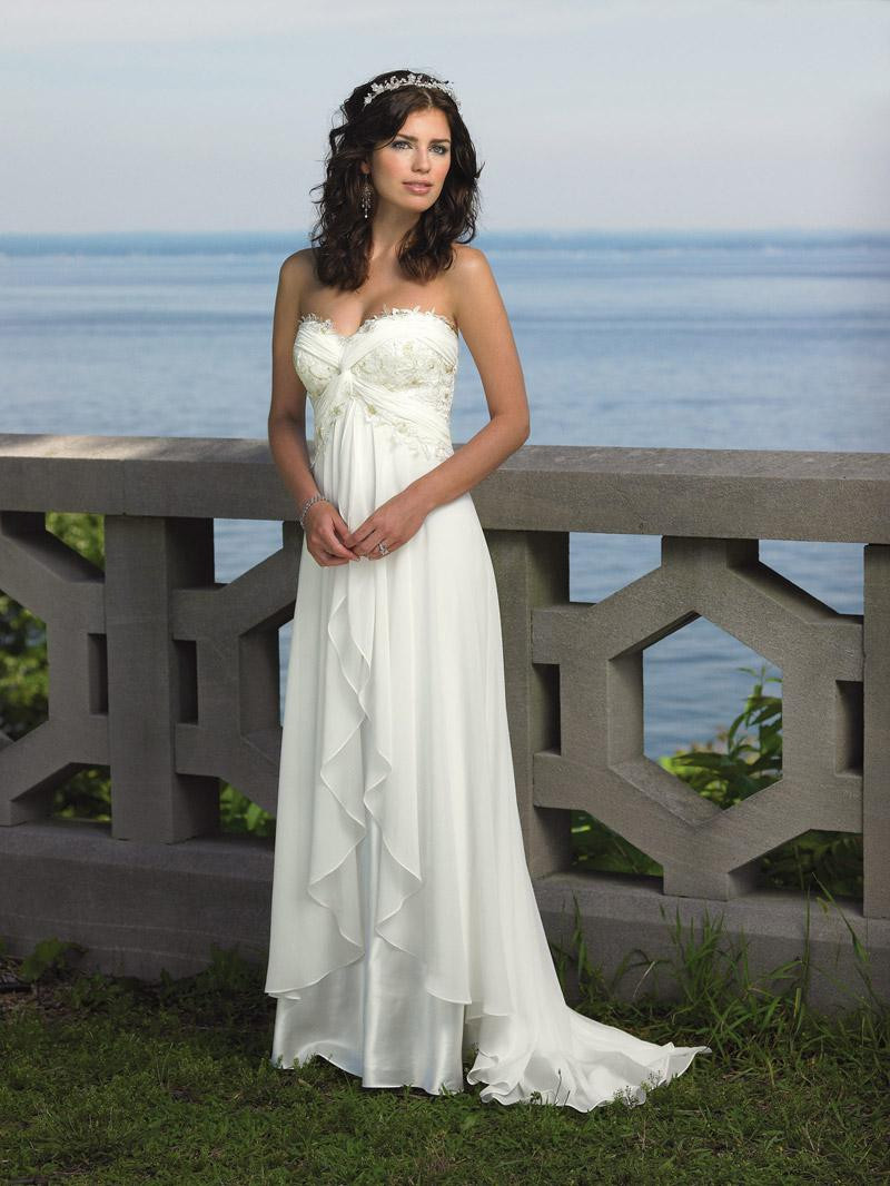 Casual Beach Wedding
 25 Beautiful Beach Wedding Dresses – The WoW Style
