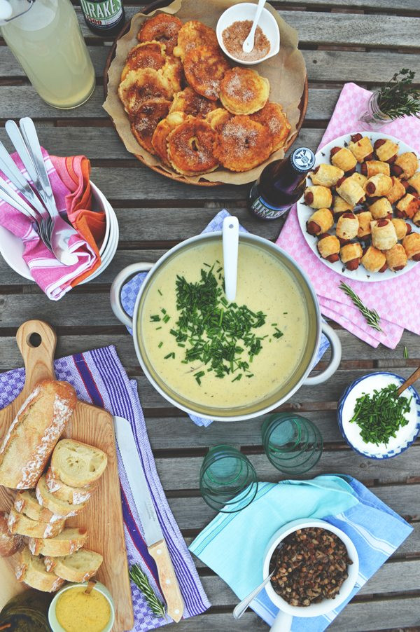 Casual Dinner Party Food Ideas
 A Casual Rooftop Dinner Party Potato Soup The Sweetest