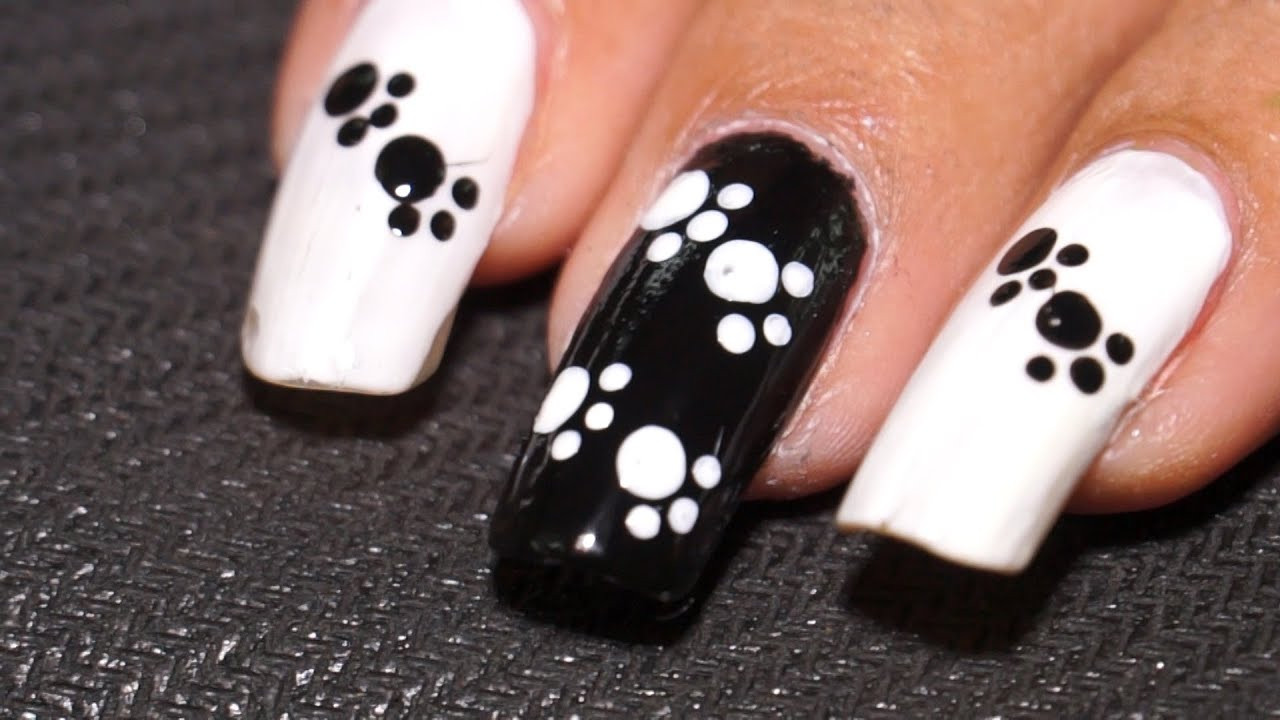 Cat Claw Nail Designs
 Nail Art for Beginners Easy & Cool Cat Paw Nails