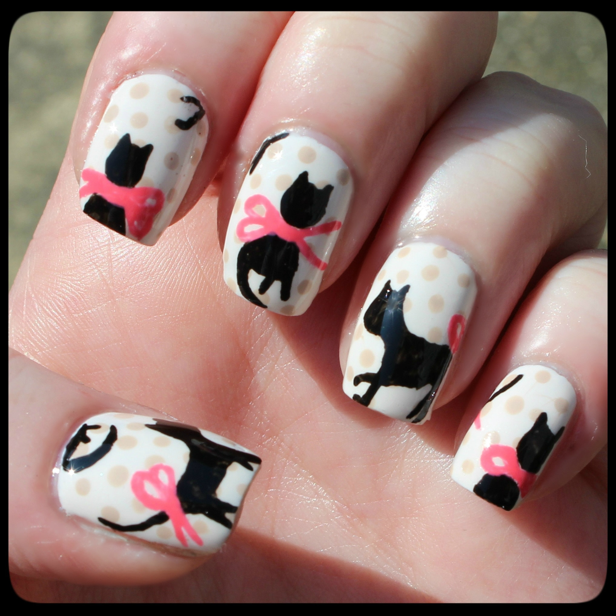 Cat Claw Nail Designs
 Cat Blouse Nail Art · How To Paint An Animal Nail · Beauty