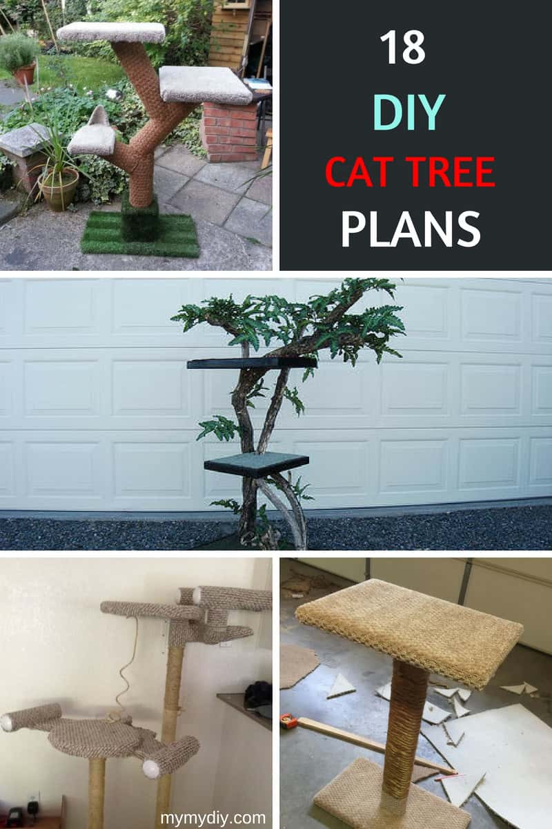 Cat Tree DIY Plans
 18 Classy DIY Cat Tree Tower Plans [Free List] MyMyDIY