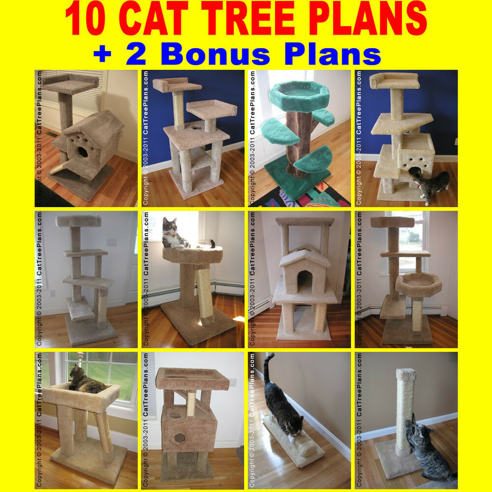 Cat Tree DIY Plans
 MAKE A CONDO TOWER Do It Yourself 10 CAT TREE PLANS DIY 2