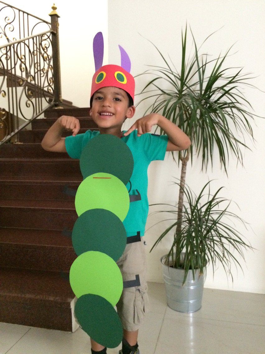 Caterpillar Costume DIY
 Easy Book Week Costumes For Boys