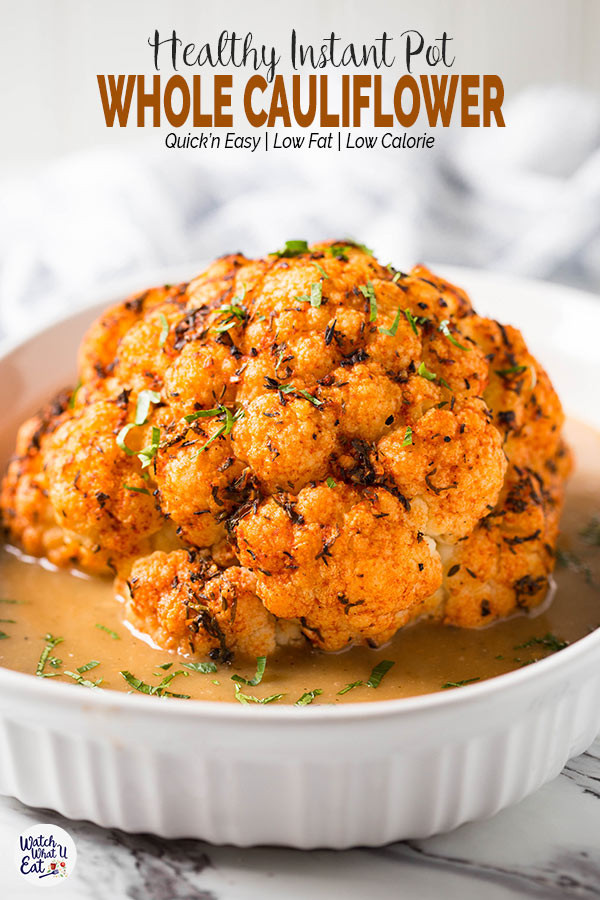 Cauliflower Instant Pot Recipes
 Healthy Instant Pot Cauliflower With Delicious Gravy