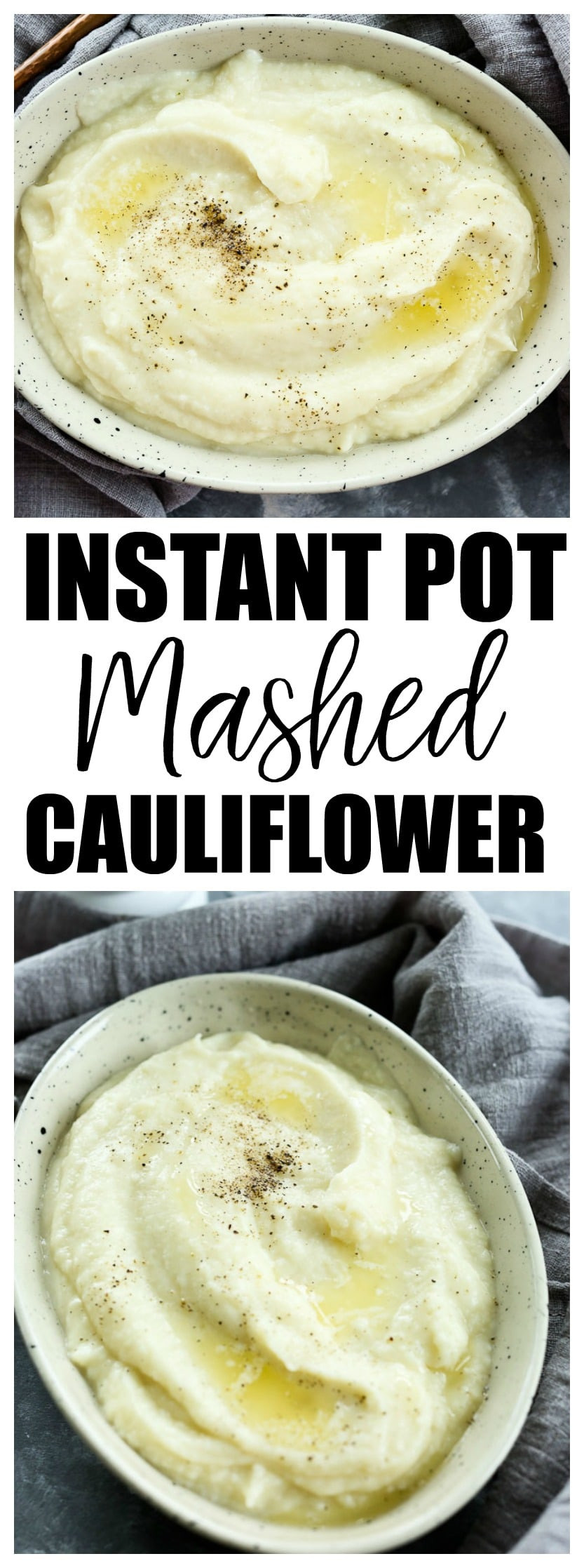 Cauliflower Instant Pot Recipes
 Instant Pot Mashed Cauliflower Happy Healthy Mama