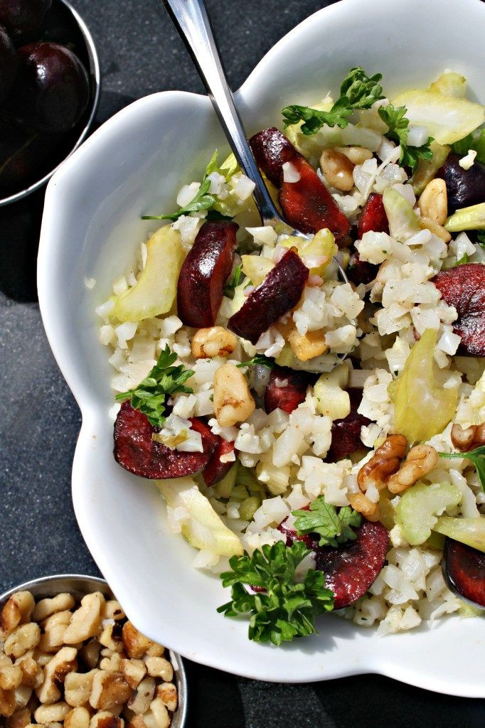 Cauliflower Main Dish Vegetarian Recipes
 Cauliflower Cherry and Walnut Salad ve arian main dish