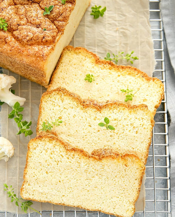 Cauliflower Sandwich Bread Recipe
 Cauliflower Bread Kirbie s Cravings