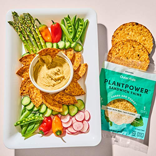 Cauliflower Sandwich Thins
 Outer Aisle Gourmet Cauliflower Sandwich Thins