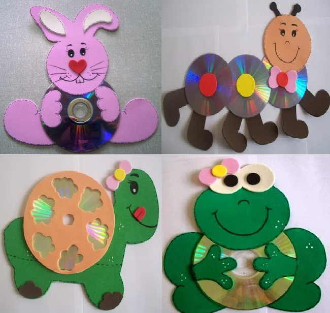 Cd Craft Ideas For Kids
 Recycled CD crafts ideas for kids Art & Craft Ideas