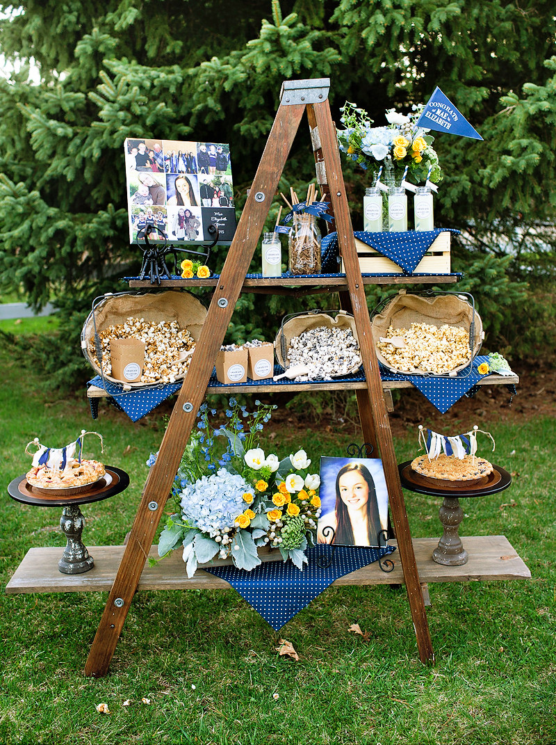 Centerpiece Ideas For A Graduation Party
 Lovely & Rustic "Keys to Success" Graduation Party